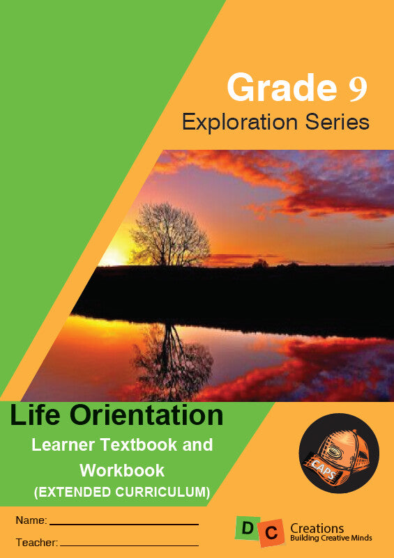 Grade 9 Exploration Series Life Orientation Leaner’s Book and Workbook (Colour ed.)