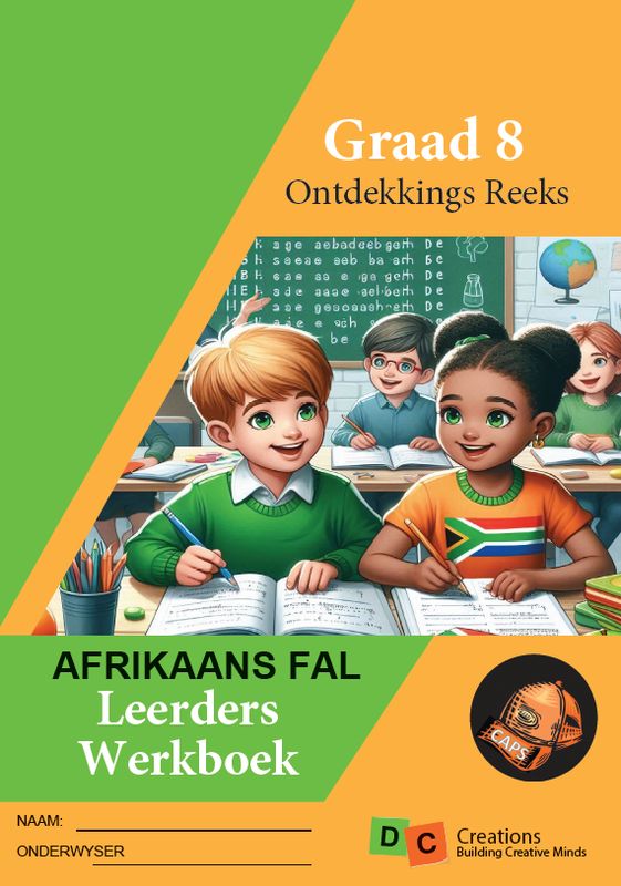 Grade 8 DC Exploration Series Afrikaans Werkboek (FULL COLOUR ED.)