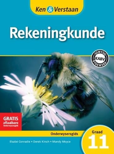Front Cover Of Ken & Verstaan Rekeningkunde Onderwysersgids Graad 11