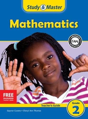 Front Cover Of Study & Master Mathematics Teacher's File Grade 2