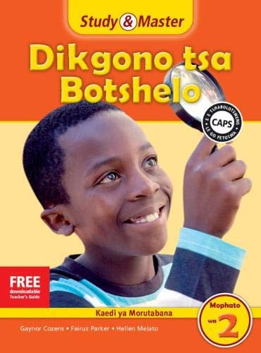 Front Cover Of Study & Master Dikgono tsa Botshelo Faele ya Morutabana Mophato wa 2