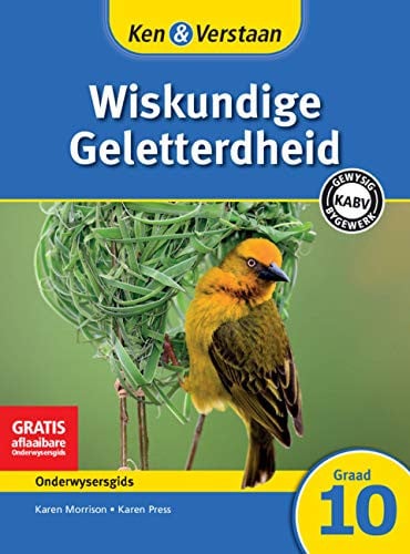 Front Cover Of Ken & Verstaan Wiskundige Geletterdheid Onderwysersgids Graad 10