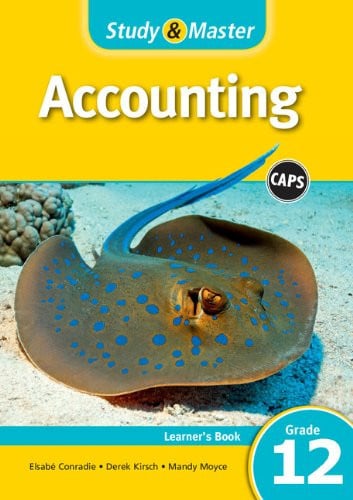 Front Cover Of Study & Master Accounting Learner's Book Grade 12