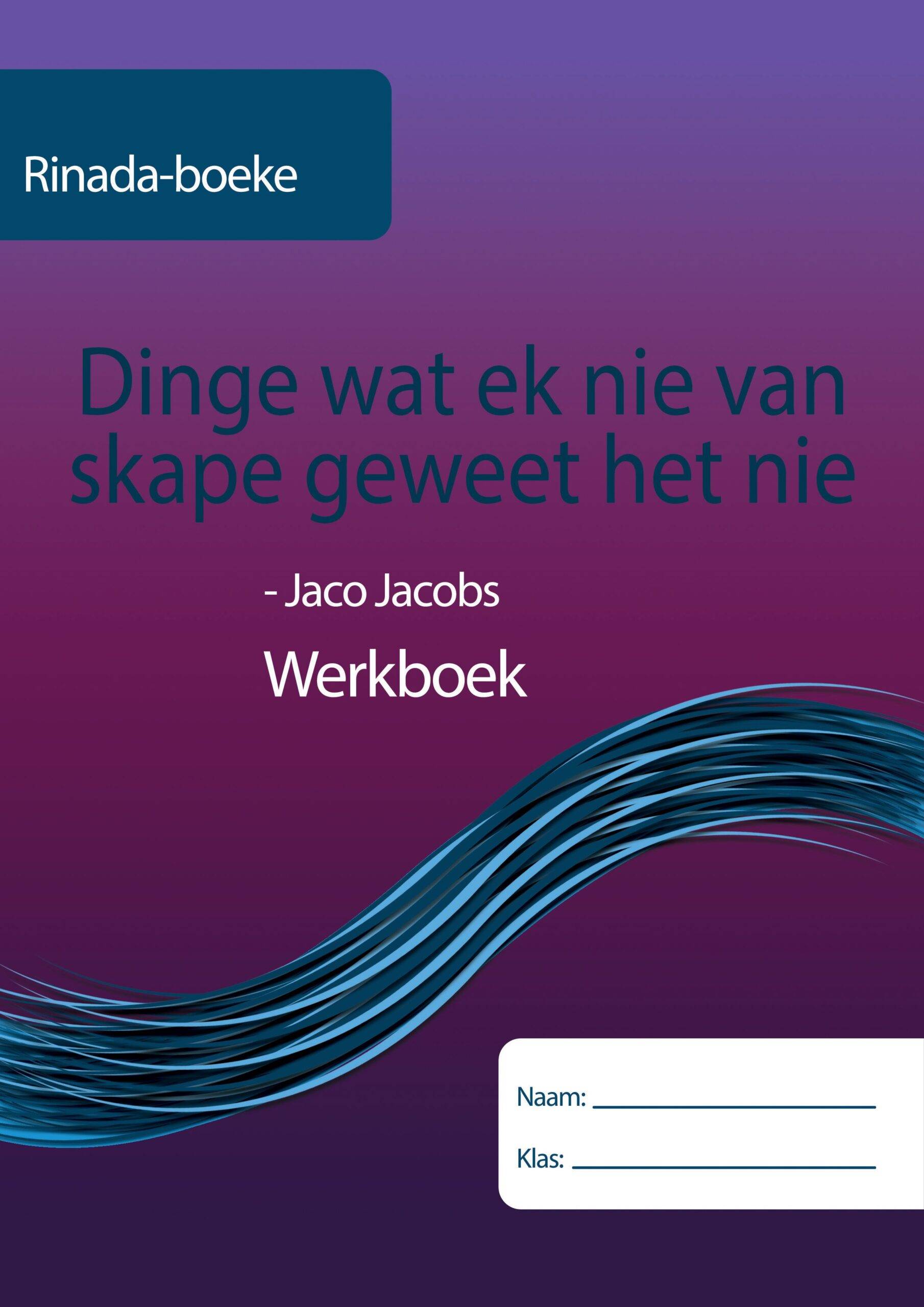 Dinge wat ek nie van Skape geweet het nie Werkboek