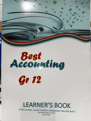 Best Accounting Gr 12 Learner’s Book
