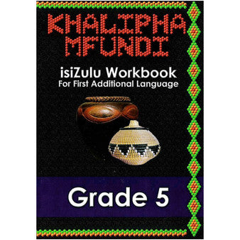 Front Cover Of Khalipha Mfundi Workbook Grade 5
