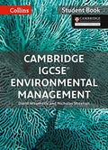 Front Cover Of Collins Cambridge IGCSE Environmental Management Student Book 1st Edition