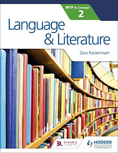 Front Cover Of Language And Literature For Ib Myp 2