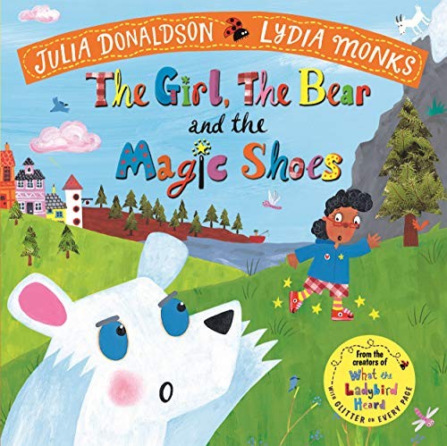 Front Cover Of The Girl, The Bear And The Magic Shoes