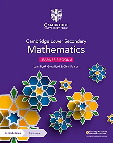 Front Cover Of Cambridge Lower Secondary Mathematics Learner���s Book 8 with Digital Access (1
