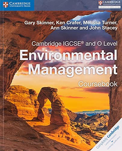 Front Cover Of Cambridge IGCSE and O Level Environmental Management Coursebook