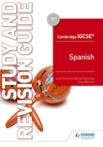 Front Cover Of Cam/Ie Spanish Study And Revision Guide
