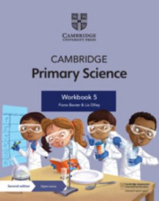 Front Cover Of Cambridge Primary Science Workbook 5 with Digital Access (1 Year)