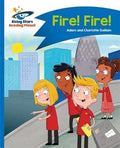 Front Cover Of Fire! Fire! - Blue: Comet Street Kids