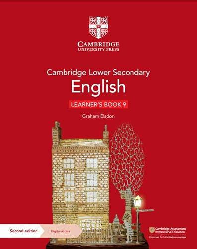 Front Cover Of Cambridge Lower Secondary English Learner's Book 9 with Digital Access (1 Year)