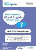 Front Cover Of Cam Checkpoint Lower Secondary World English Tg 7