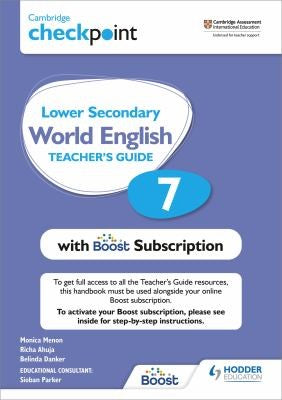 Front Cover Of Cam Checkpoint Lower Secondary World English Tg 7