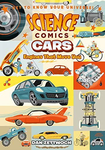 Front Cover Of Science Comics: Cars Pb
