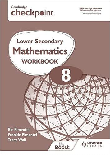 Front Cover Of Hodder Checkpoint Lower Secondary Stage 8 Mathematics Workbook