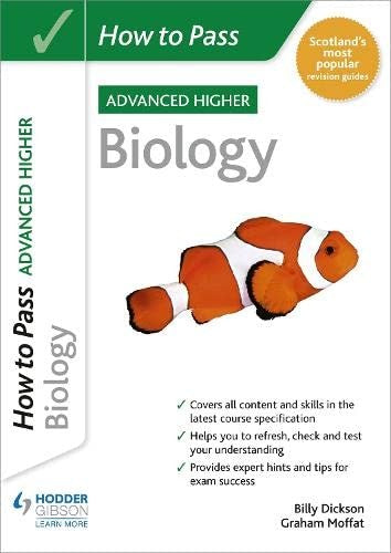 Front Cover Of How To Pass Sqa Advanced Higher Biology