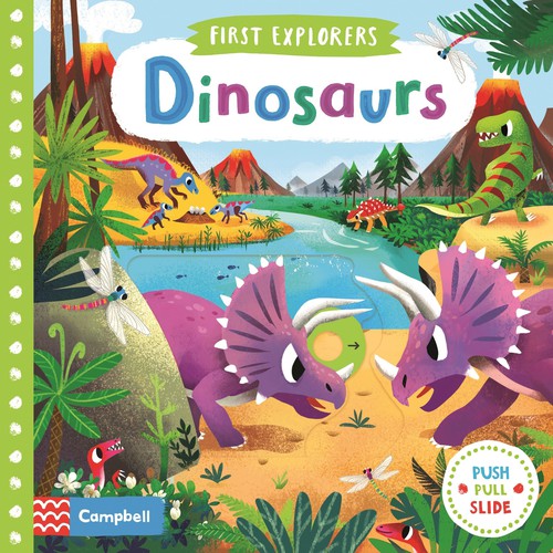 Front Cover Of First Explorers: Dinosaurs Bb