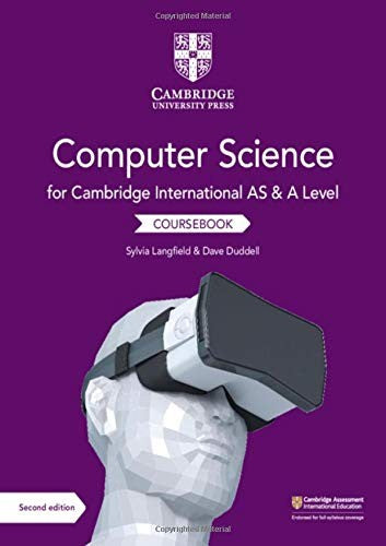 Front Cover Of Cambridge International AS & A Level Computer Science Coursebook