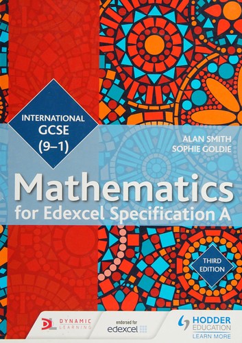 Front Cover Of Edexcel Igcse Maths (9-1) Std Bk
