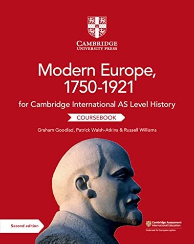 Front Cover Of Cambridge International AS Level History: Modern Europe, 1750���1921 Cour