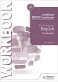 Front Cover Of Hodder Cambridge IGCSE First Language English Workbook 2nd Edition