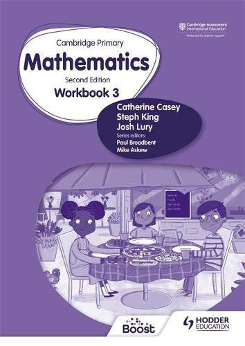 Front Cover Of Cambridge Primary Mathematics Workbook 3