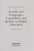 Front Cover Of Socially Just Pedagogies, Capabilities And Quality