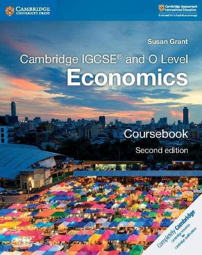 Front Cover Of Cambridge IGCSE and O Level Economics Coursebook