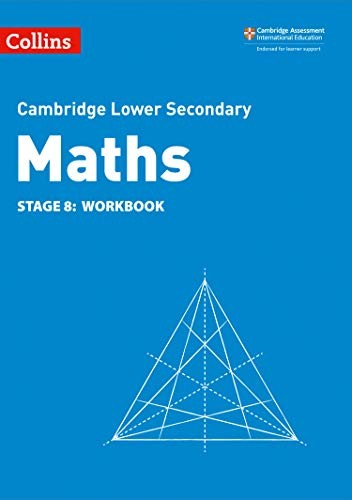 Front Cover Of Collins Cambridge Lower Secondary Maths Stage 8 Workbook (2nd Edition)
