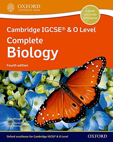Front Cover Of Oxford Cambridge IGCSE�� & O Level Complete Biology: Student Book (4th Edit