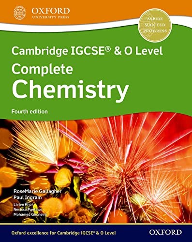 Front Cover Of Oxford Cambridge IGCSE�� & O Level Complete Chemistry: Student Book (4th Edit