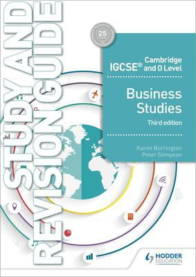 Front Cover Of Cam/Ie Business Studies Study & Rg