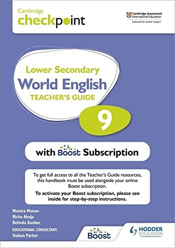 Front Cover Of Cam Checkpoint Lower Secondary World English Tg 9