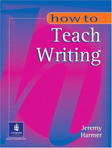 Front Cover Of How to Teach Writing