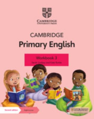Front Cover Of Cambridge Primary English Workbook 3 with Digital Access (1 Year)