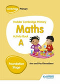 Front Cover Of Hodder Cam Prim Maths Activity Book A