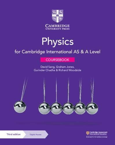 Front Cover Of Cambridge International AS & A Level Physics Coursebook with Digital Access (2 Years)