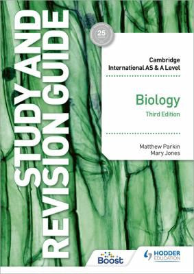 Front Cover Of Cam/Ie As/A Level Biology Study & Rev Gui 3Rd Ed
