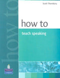 Front Cover Of How to Teach Speaking