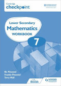 Front Cover Of Cambridge Checkpoint Lower Second Maths Wb 7