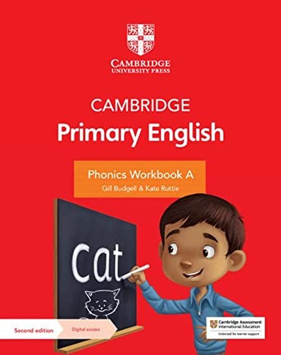 Front Cover Of Cambridge Primary English Phonics Workbook A with Digital Access (1 Year)