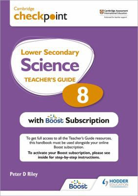 Front Cover Of Cambridge Checkpoint Lower Secondary Science Tg 8