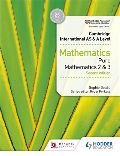 Front Cover Of Cam/Ie As & A Level Maths Pure 2 And 3 Sec Ed