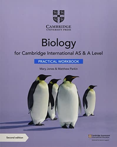 Front Cover Of Cambridge International AS & A Level Biology Practical Workbook (2nd Edition)