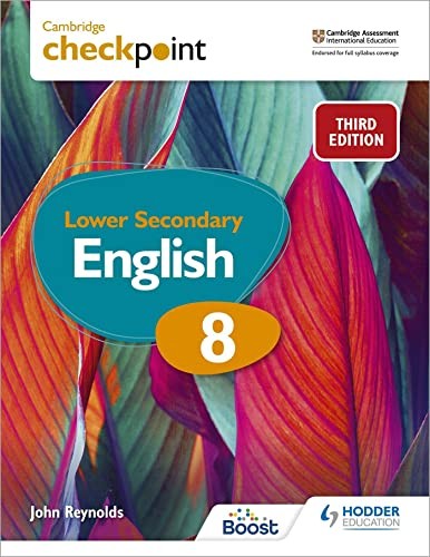 Front Cover Of Hodder Checkpoint Lower Secondary English Stage 8 Student's Book (3rd Edition)