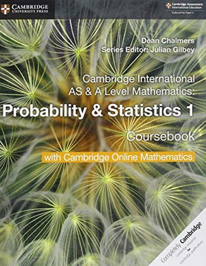 Front Cover Of Cambridge AS & A Level Mathematics Probability & Statistics 1 Coursebook with Online Mathematics (2 Yr)